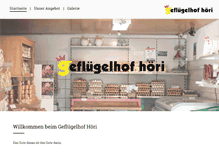Tablet Screenshot of gefluegelhof-hoeri.ch